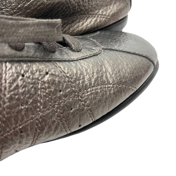 AEROSOLES TOY SOLDIER Metallic Bronze Genuine Leather Sneakers Casual Shoes 5 M - Picture 12 of 16